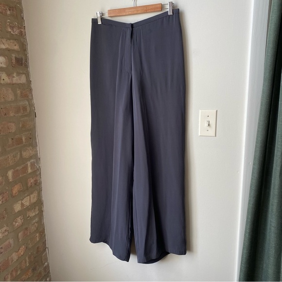 Eileen Fisher Gray Wide-Leg Pants size women’s medium flowy pants - Picture 1 of 9